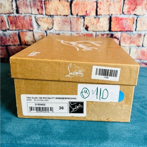 Authentic Christian Louboutin Tac Clac Glitter D’Orsay Heels – Limited Edition - Picture 12 of 13